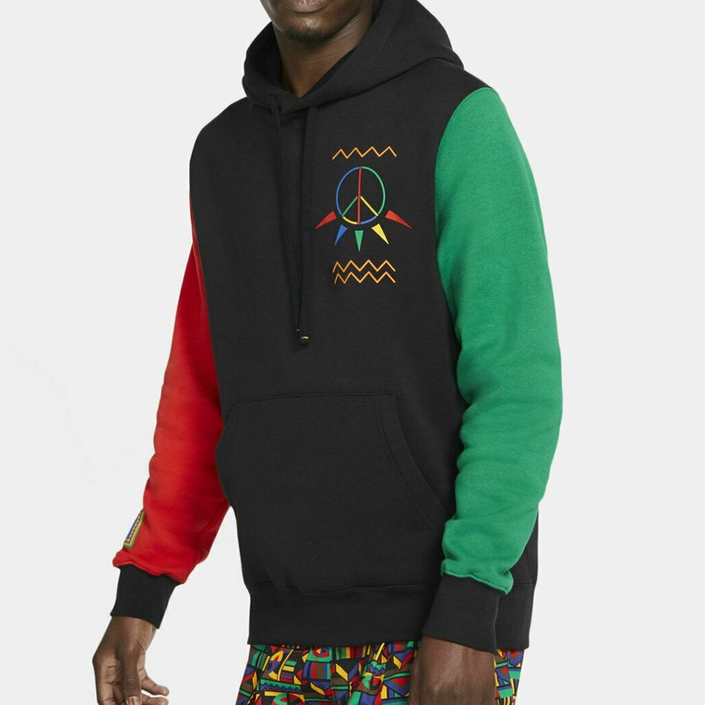 Nike Gel Playground Hoodie Air Raid Peace Urban Jungle black oversized hoodie sm